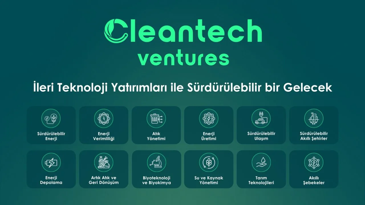 Sürdürülebilir endüstriyel çözümler geliştiren girişimlere yatırım yapacak Cleantech Ventures kuruldu Sürdürülebilir endüstriyel çözümler geliştiren girişimlere yatırım yapacak Cleantech Ventures kuruldu
