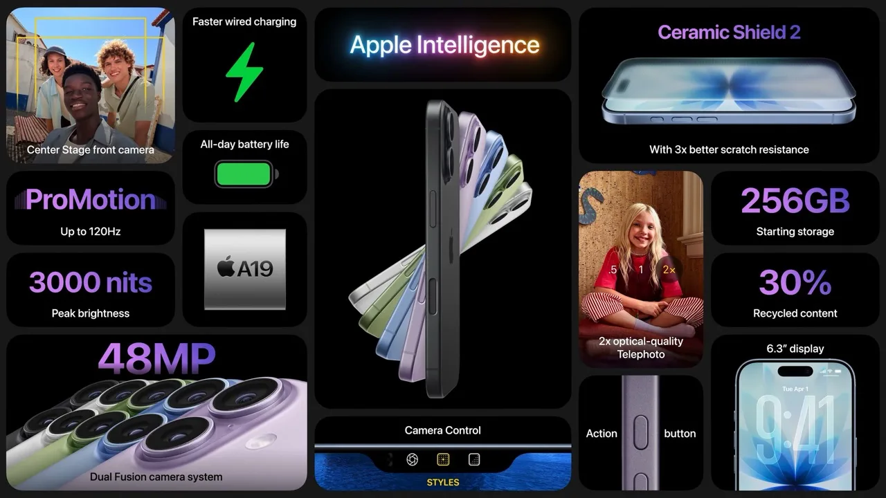 4 farklı modelden oluşan iPhone 17 ailesi tanıtıldı – görsel 3 4 farklı modelden oluşan iPhone 17 ailesi tanıtıldı – görsel 3