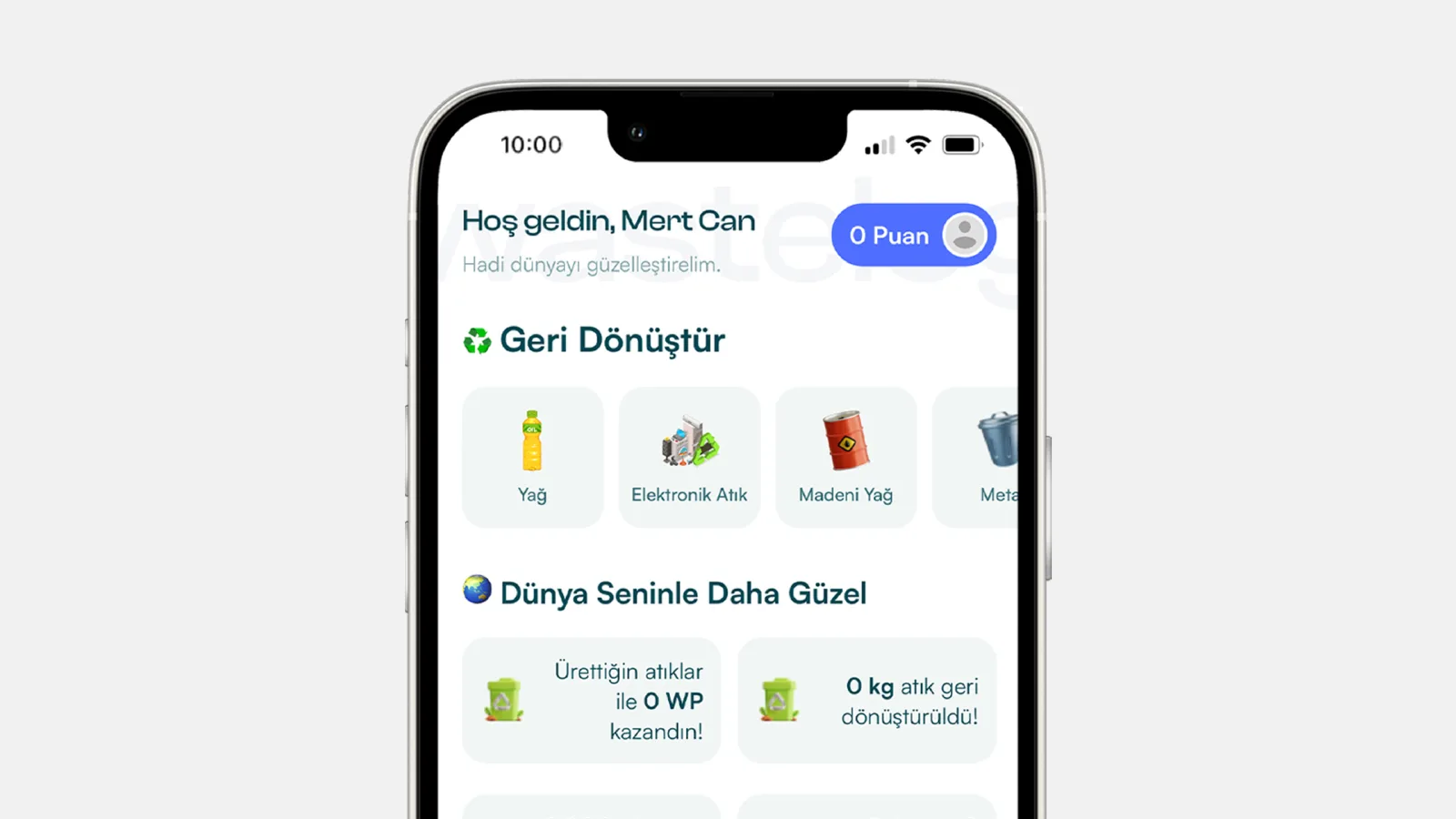 Atıkları geri dönüştüren mobil uygulama: Waste Log