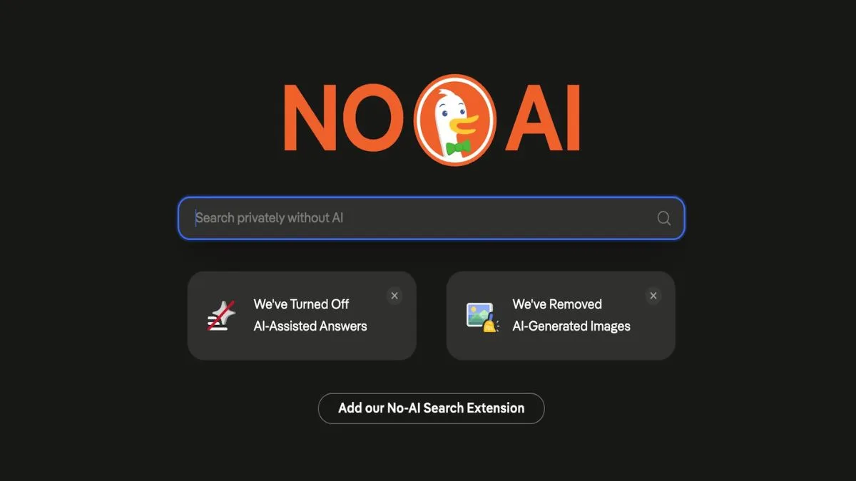 DuckDuckGo, yapay zekasız arama motoru NoAI'ı tanıttı – görsel 2