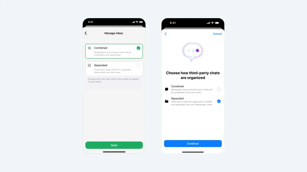 Facebook Messenger ve WhatsApp, diğer mesajlaşma uygulamalarıyla çalışacak – görsel 2 Facebook Messenger ve WhatsApp, diğer mesajlaşma uygulamalarıyla çalışacak – görsel 2