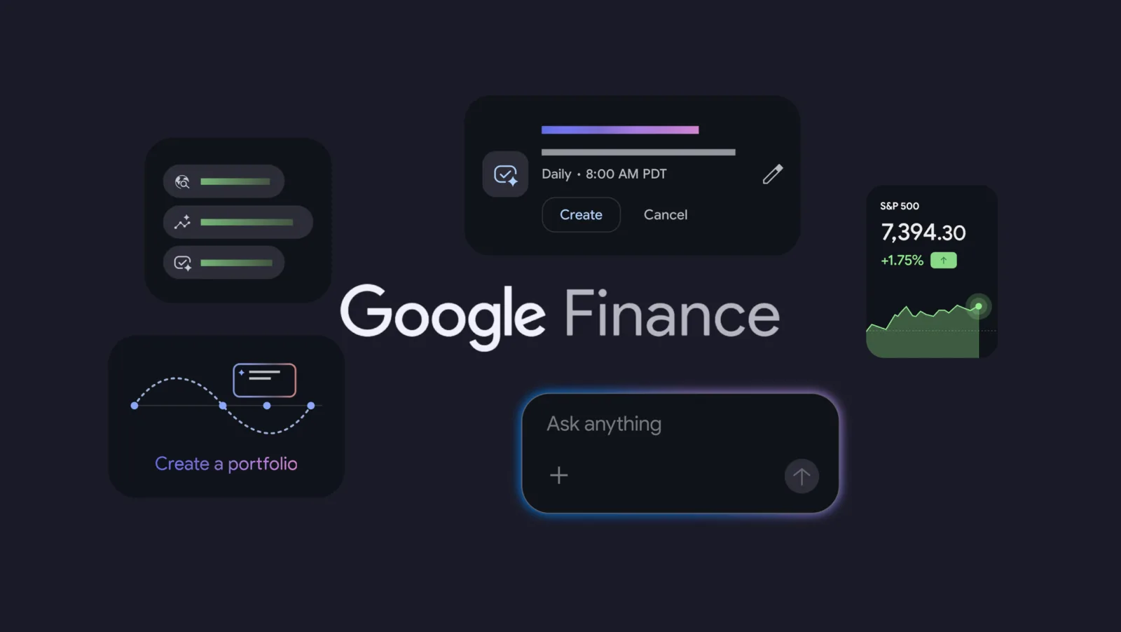 Google, yapay zeka destekli finans uygulaması Google Finance'in mobil uygulamasını yayınladı