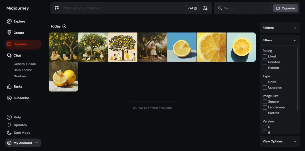 Midjourney, kendi web sitesi üzerinden hizmet vermeye başladı – görsel 3