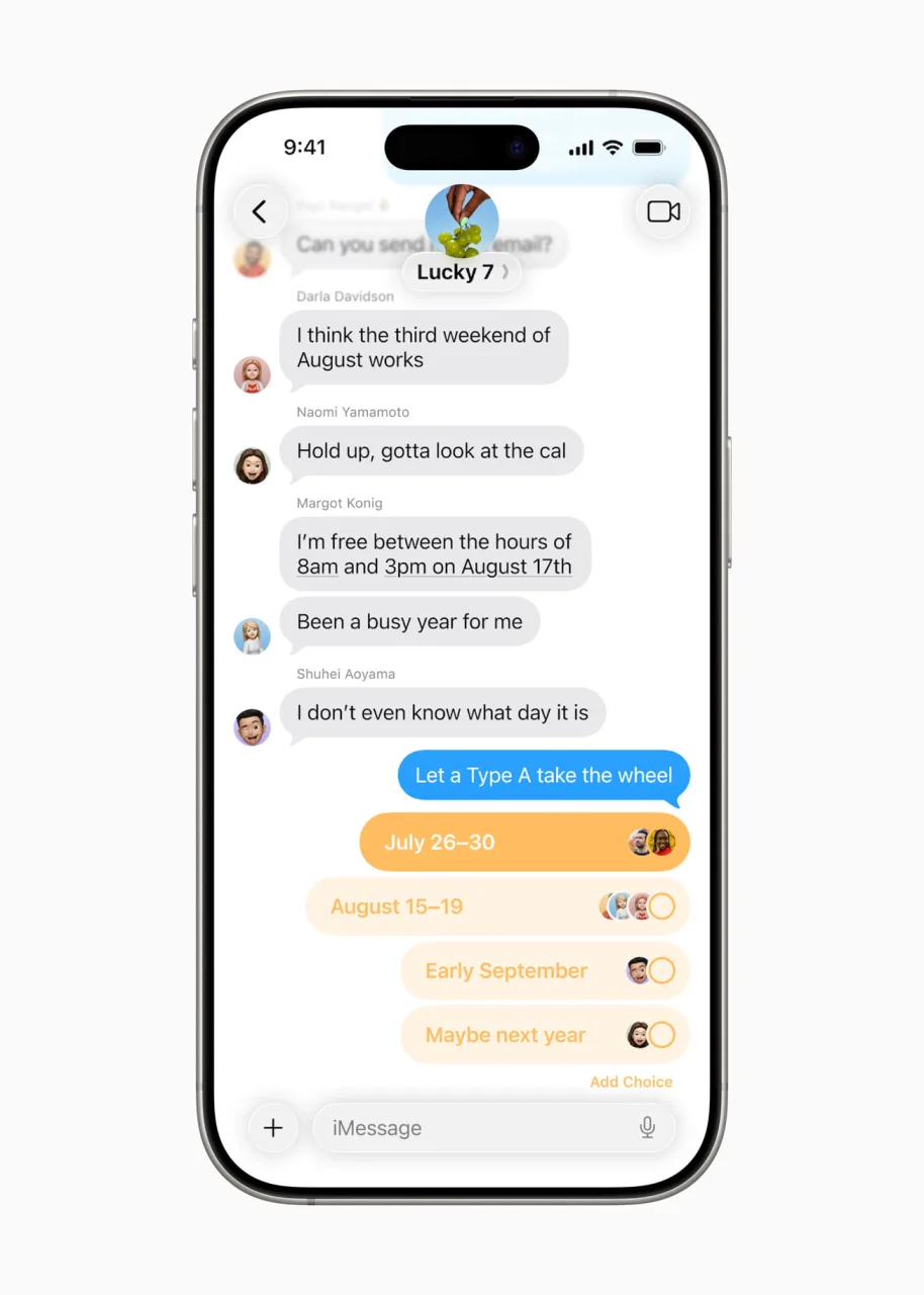 Apple'ın WWDC25'te tanıttığı tüm yenilikler – görsel 4 Apple'ın WWDC25'te tanıttığı tüm yenilikler – görsel 4