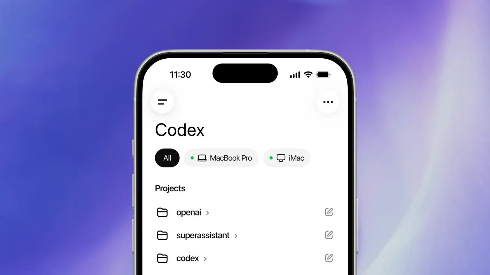 ChatGPT mobil uygulaması, Codex desteğiyle güncellendi