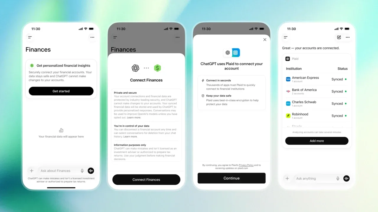 ChatGPT, yeni finans özelliği ile banka hesapları bağlamayı mümkün hale getiriyor – görsel 1