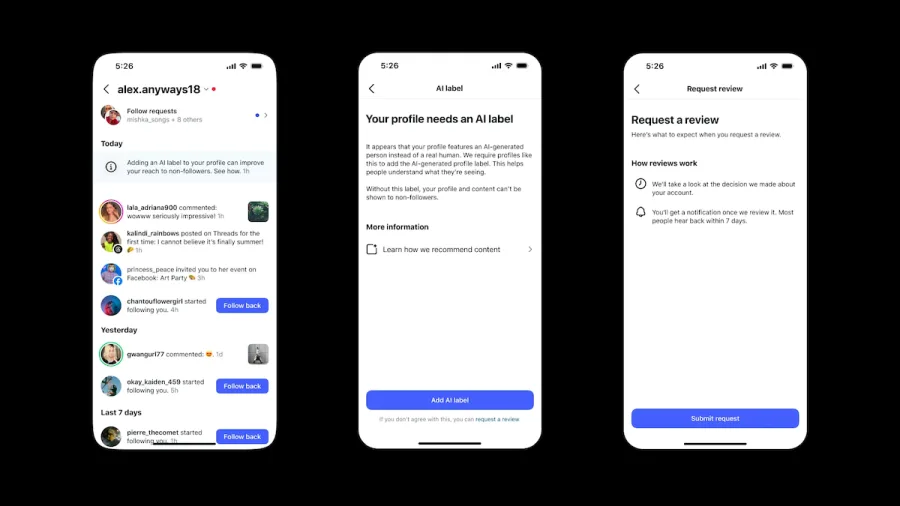 Instagram, yapay zeka ile oluşturulmuş profilleri etiketlemeye başlıyor – görsel 1 Instagram, yapay zeka ile oluşturulmuş profilleri etiketlemeye başlıyor – görsel 1