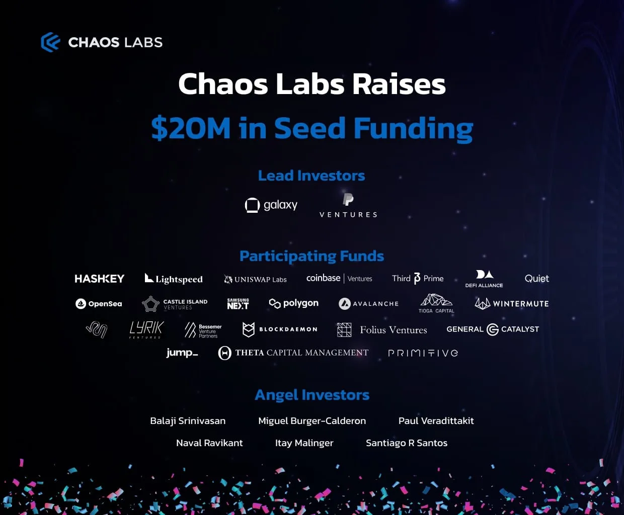 Chaos Labs, 20 milyon dolar yatırım aldı