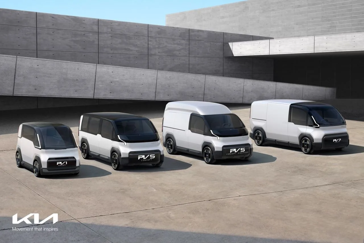 KIA'nın yeni PV1, PV5 ve PV7 elektrikli araç modelleri tanıtıldı