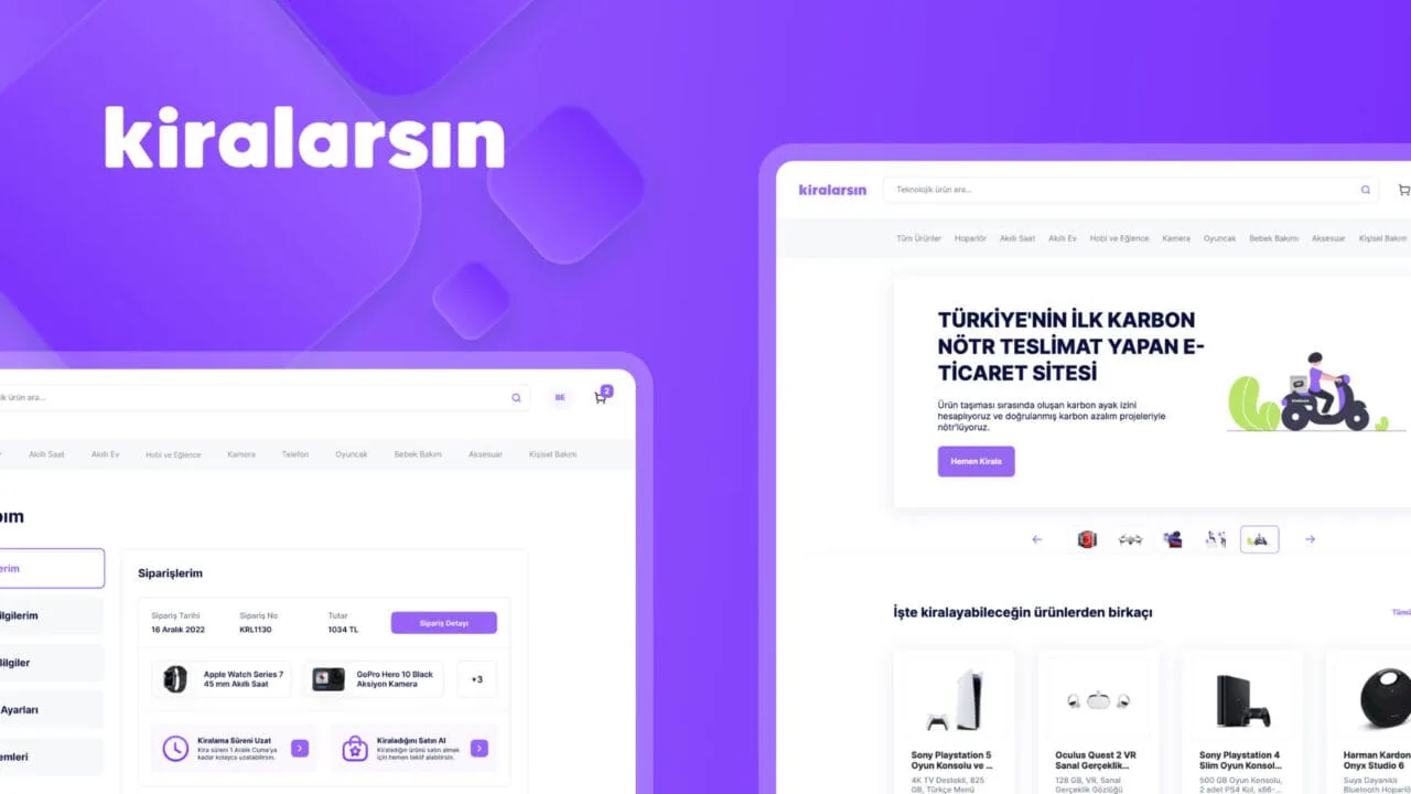 Elektronik cihaz kiralama platformu Kiralarsın, 2.5 milyon dolar değerleme ile yatırım aldı Elektronik cihaz kiralama platformu Kiralarsın, 2.5 milyon dolar değerleme ile yatırım aldı