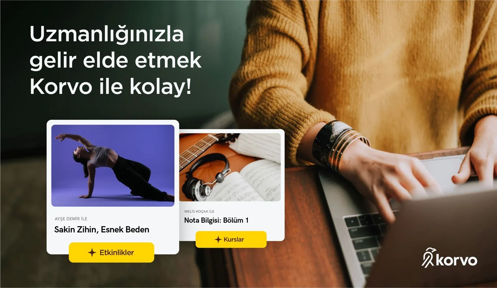İçerik üreticilere özel eğitim platformu geliştiren girişim: Korvo