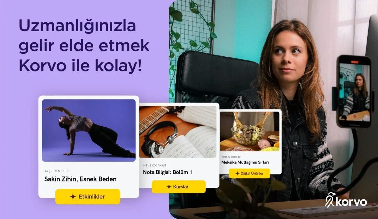 İçerik üreticilere özel eğitim platformu geliştiren girişim: Korvo İçerik üreticilere özel eğitim platformu geliştiren girişim: Korvo