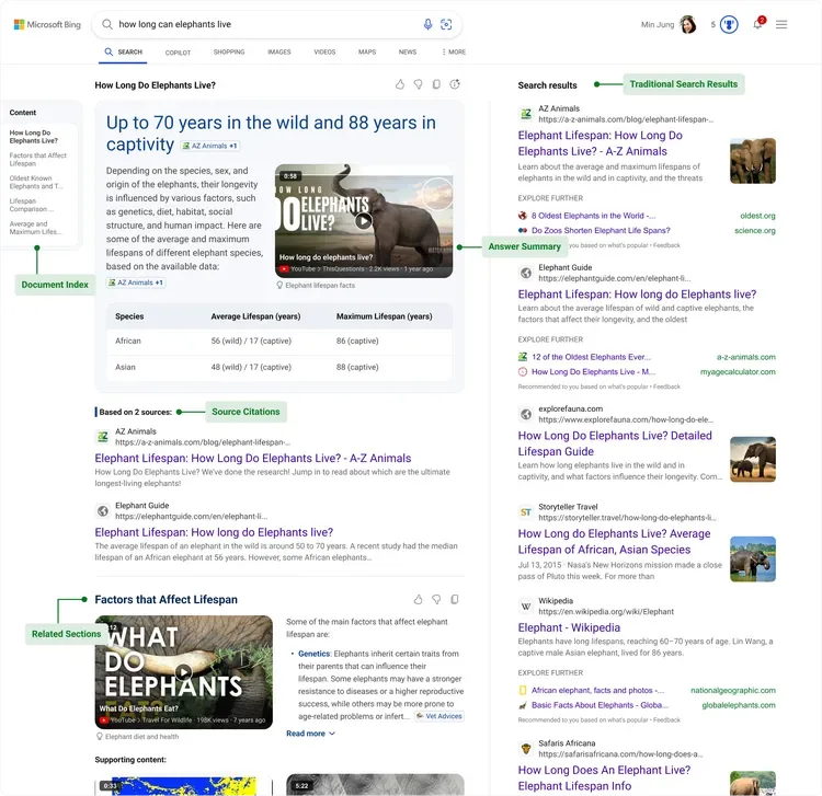 Microsoft Bing, arama sonuçları ile yapay zekayı birleştiriyor – görsel 2 Microsoft Bing, arama sonuçları ile yapay zekayı birleştiriyor – görsel 2