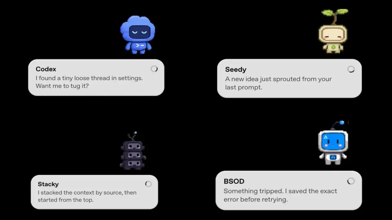 OpenAI, Codex uygulamasına sanal evcil hayvanlar ekledi – görsel 1