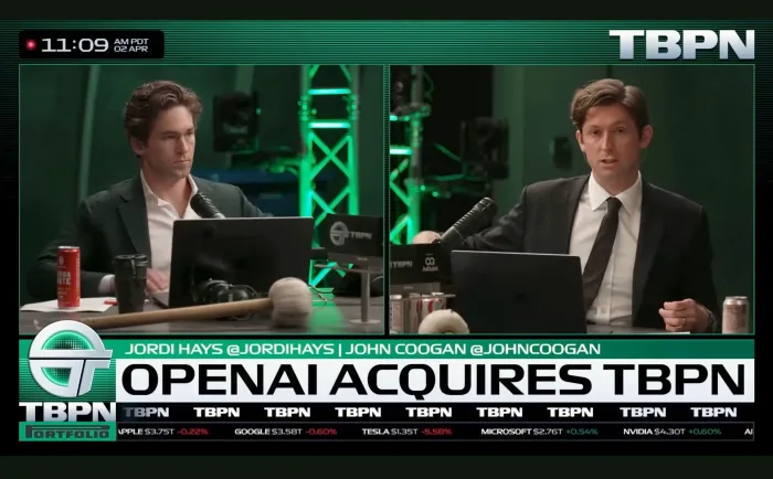 OpenAI, teknoloji medyası TBPN'i satın aldı – görsel 2 OpenAI, teknoloji medyası TBPN'i satın aldı – görsel 2