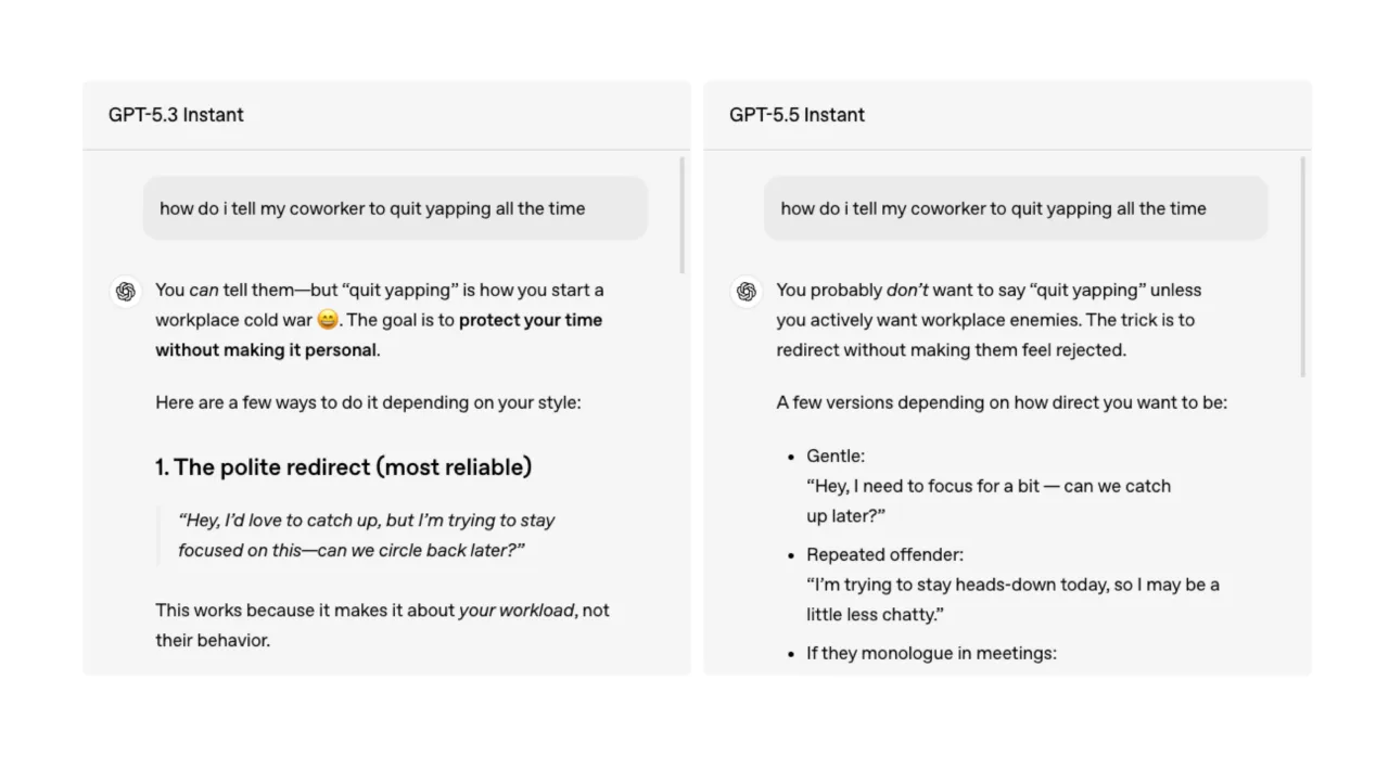OpenAI, yeni yapay zeka modeli GPT-5.5 Instant'ı kullanıma sundu – görsel 2