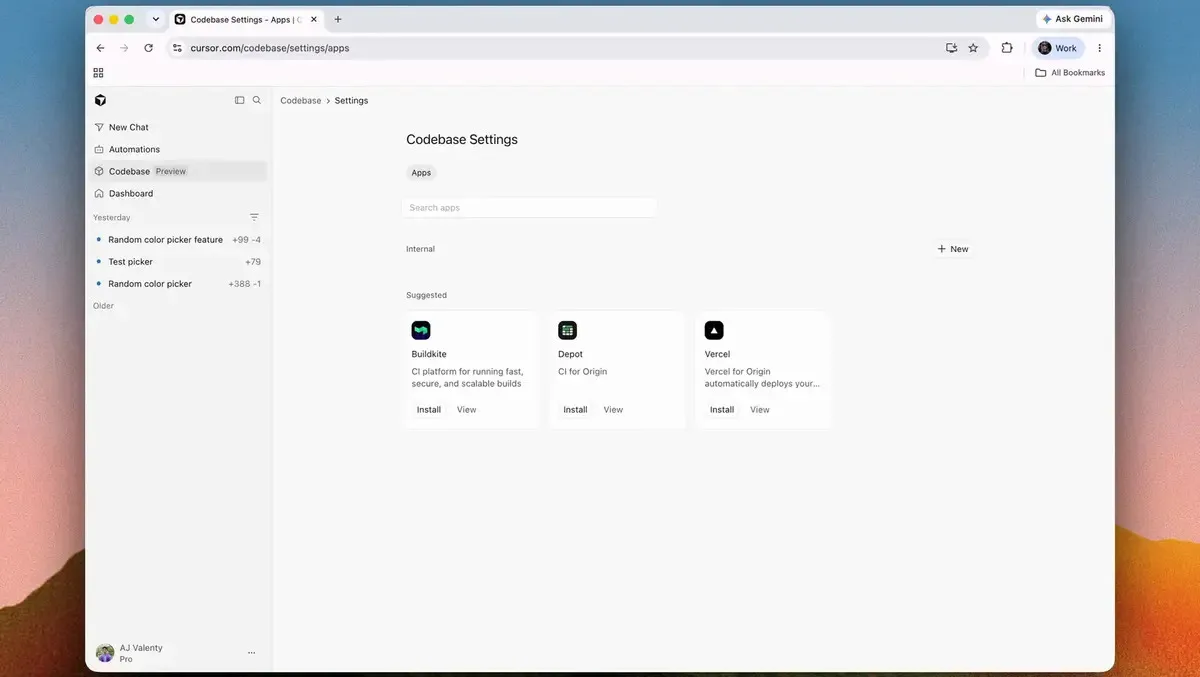 Cursor, GitHub rakibi yeni platformunu duyurdu