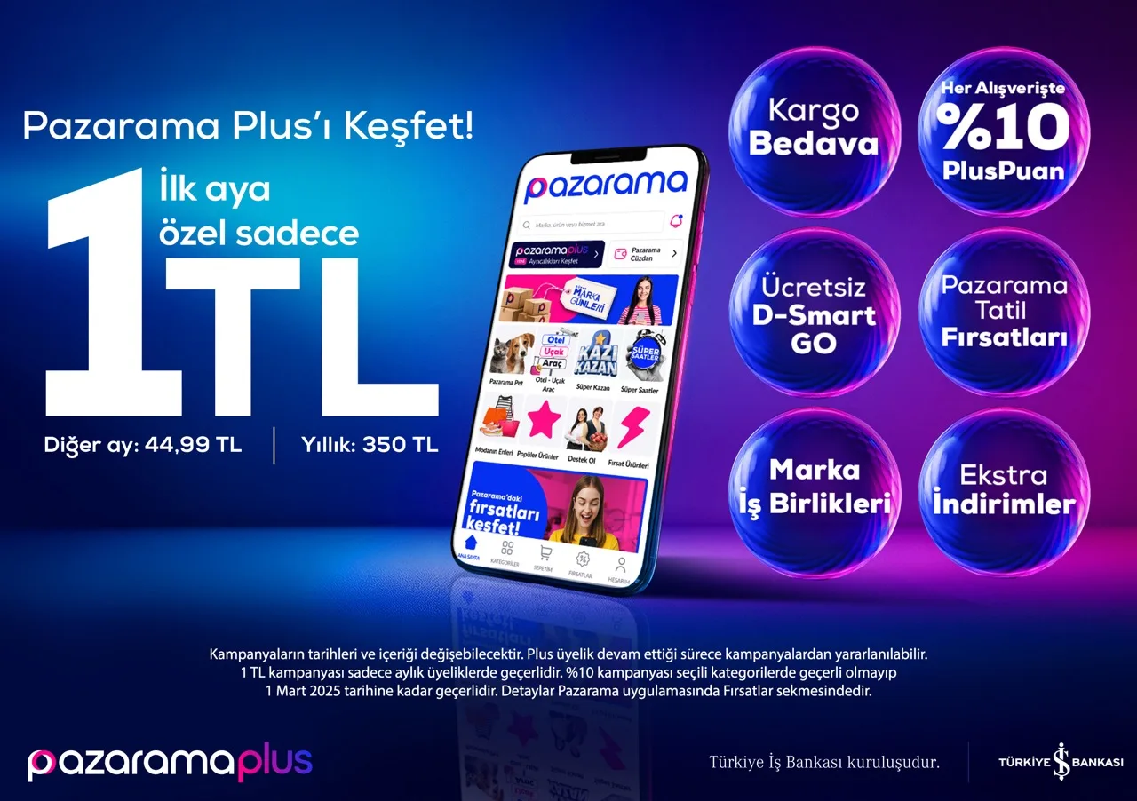 Pazarama, sadakat programı Pazarama Plus'ı tanıttı