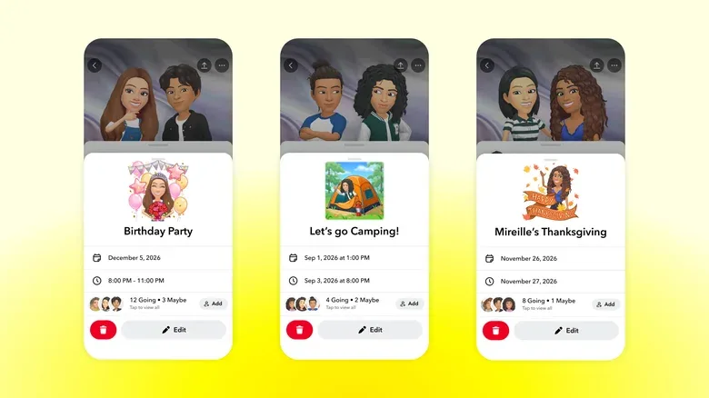 Snapchat, yeni etkinlik organize etme özelliğini tanıttı