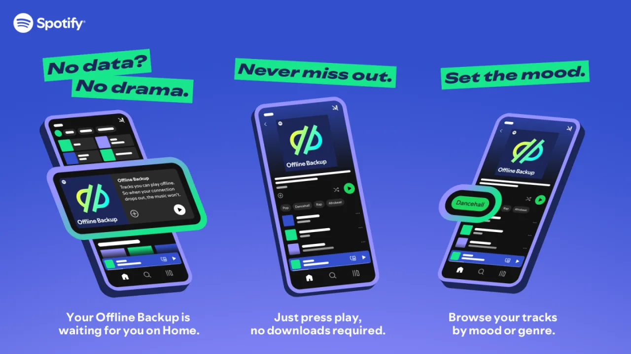 Spotify, çevrim dışı dinleme için yeni özelliği duyurdu Spotify, çevrim dışı dinleme için yeni özelliği duyurdu