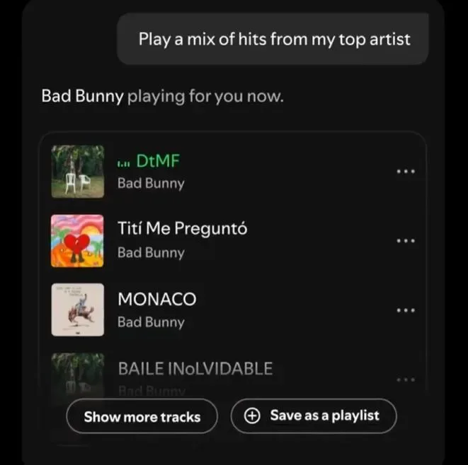 Spotify, yapay zeka sohbet botunu kullanıma sundu – görsel 1 Spotify, yapay zeka sohbet botunu kullanıma sundu – görsel 1