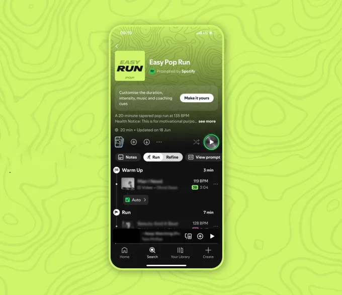 Spotify, yeni Koşu Modu'nu kullanıma sundu Spotify, yeni Koşu Modu'nu kullanıma sundu