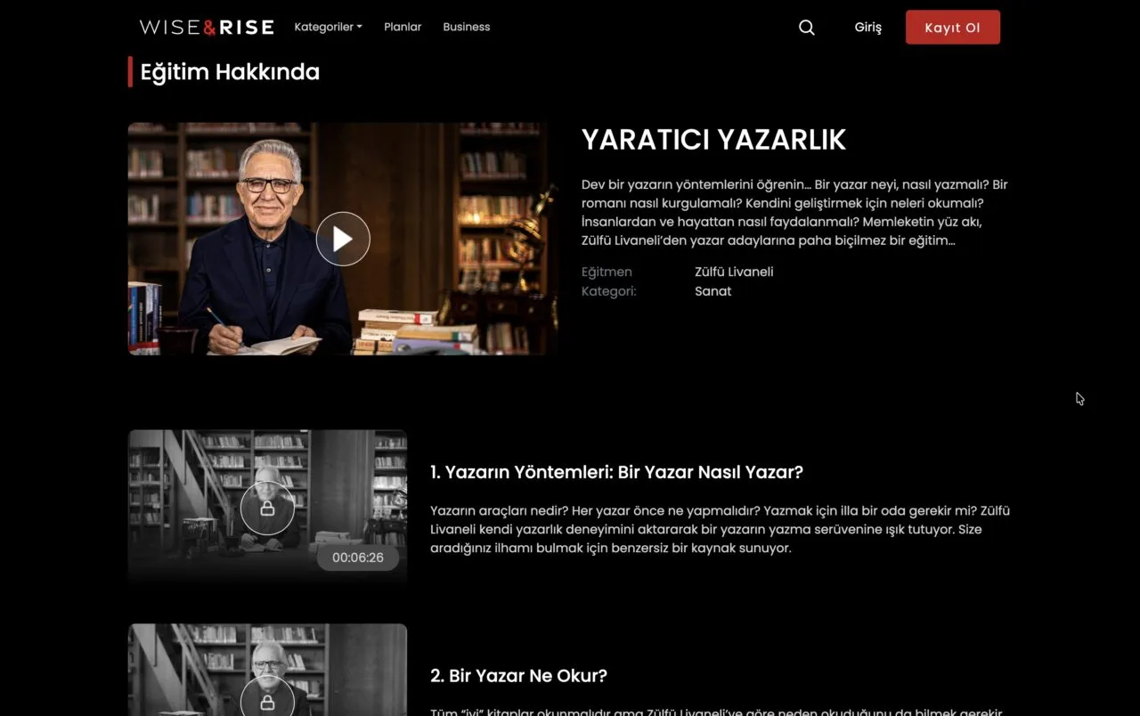 Eğitimin Netflix’i olmak isteyen yerli girişim: Wise&Rise – görsel 2