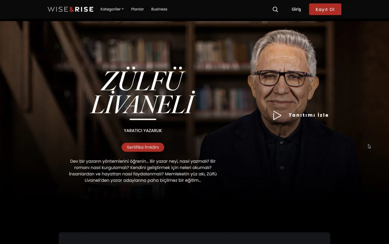 Eğitimin Netflix’i olmak isteyen yerli girişim: Wise&Rise – görsel 1