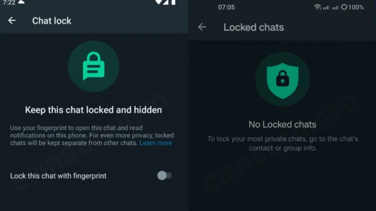 WhatsApp'ta özel konuşmalar parmak izi veya şifre ile korunacak WhatsApp'ta özel konuşmalar parmak izi veya şifre ile korunacak