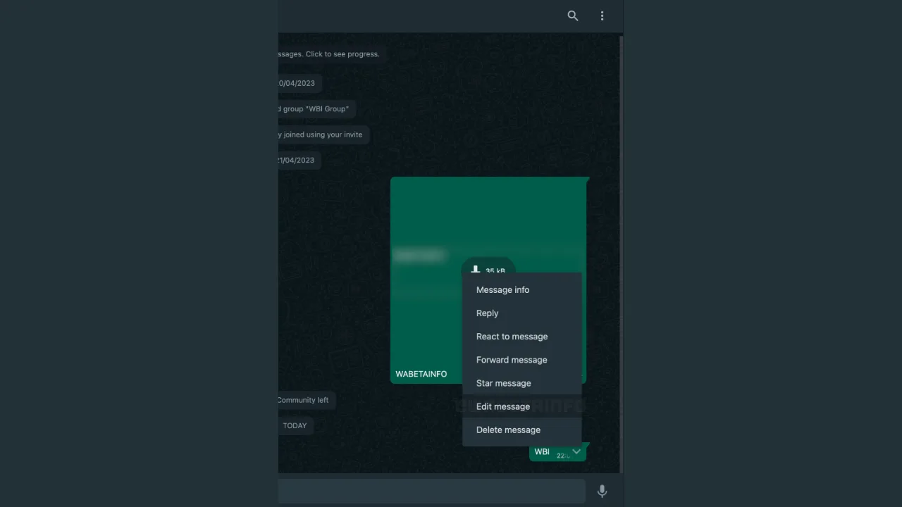 WhatsApp Web, beta kullanıcıları için mesaj düzenleme özelliğini yayınladı WhatsApp Web, beta kullanıcıları için mesaj düzenleme özelliğini yayınladı