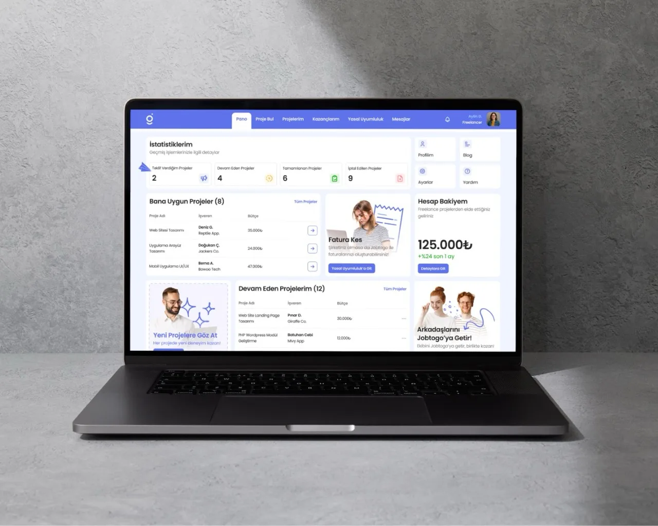 Yerli freelancer platformu Jobtogo, yapay zeka destekli yeni sürümünü kullanıma sundu