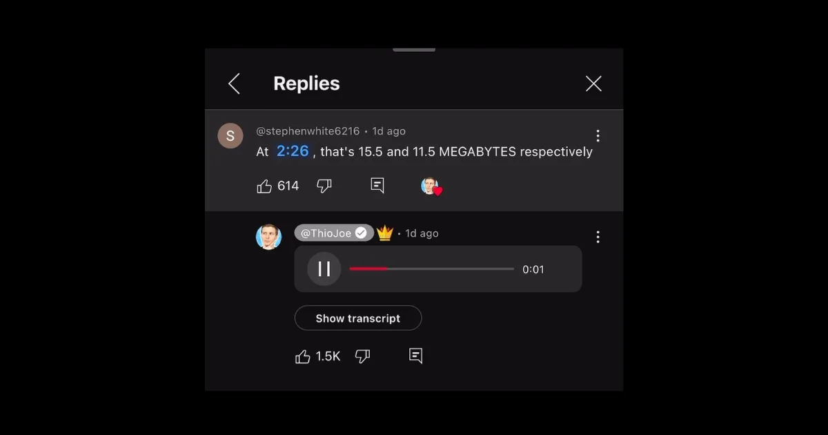 YouTube sesli yanıt