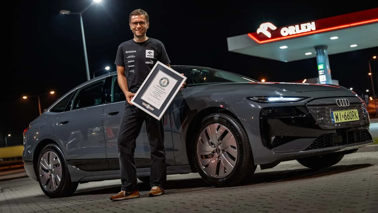 Elektrikli Audi A6 E-Tron, tek şarjla 1.338 kilometre giderek dünya rekoru kırdı Elektrikli Audi A6 E-Tron, tek şarjla 1.338 kilometre giderek dünya rekoru kırdı